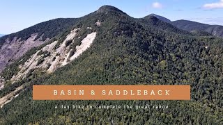 Basin and the Saddleback Cliffs / Aspiring Adirondack 46er