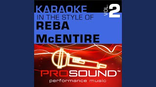 For My Broken Heart (Karaoke Lead Vocal Demo) (In the style of Reba McEntire)