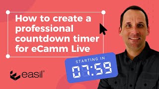 Ecamm Live Countdown Timers: How to Create A Professional Countdown Timer With Easil