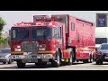 LACoFD Battalion 7 & Hazmat TF 105 Responding