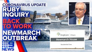 Coronavirus: Ruby Princess, Scott Morrison Press Conference, Newmarch House | Nine News Australia