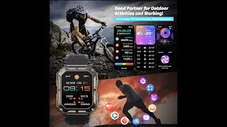 Aeac Smart Watch, 2024 Fitness Watch for Men Women, Alexa Built-in, Stable Bluetooth Call