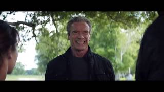 The Terminator (Arnold Schwarzenegger) all smile scenes