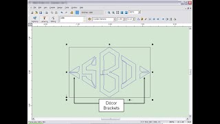 Stitch and Sew (SnS) embroidery software Tutorials Lesson 13 - Monogram Function