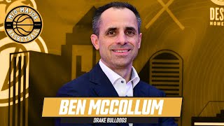 Drake coach Ben McCollum on his jump to the Division I level, expectations ahead