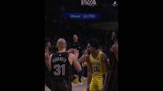 Spencer Dinwiddie makes his first basket as a Laker