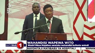 WAZIRI MKUU AWATAKA WAHANDISI NCHINI KUZINGATIA MAADILI NA MIIKO YA KAZI ZAO