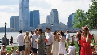 Swedish Midsummer 2015 at Battery park, Manhattan New York