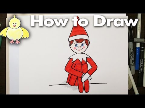 How to Draw an Easy Elf on a Shelf for Beginners How to Draw an Easy Elf on a Shelf for Beginners