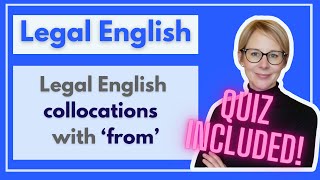 Legal English collocations with from