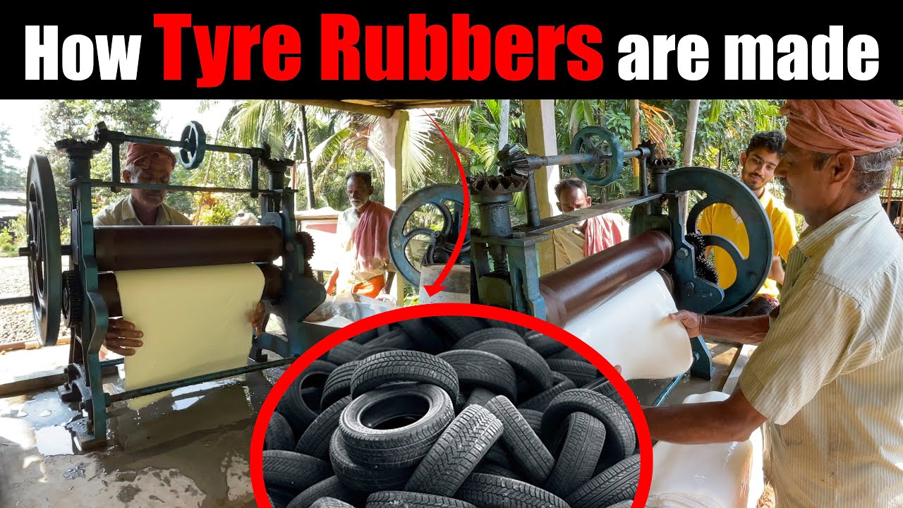 How Tyre Rubbers Are Made Youtube