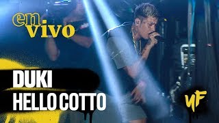 Duki - Hello Cotto (en vivo en #BuenosAiresTrap)