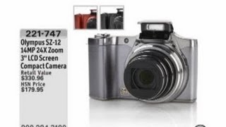 Olympus SZ-12 14MP 24X Zoom 3 LCD Screen Compact Camera ...