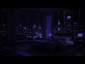 Cityscape Ambiance: Dark Bedroom Rain Sounds for Deep Relaxation 🌧️🌃