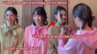 (FreenBeck) FREEN SPILLED A BIRTHDAY GIFT FOR BECKY?!|FreenBecky Special Gift