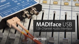 128-Channel RME MADIface USB Audio Interface Overview