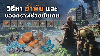 Enshrouded : วิธีหาอำพัน (Amber) ทองแดง ดินเหนียว และของคราฟช่วงต้นเกม