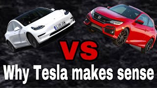 Tesla Model 3 vs Honda Civic | Why get a Honda when you can get a Tesla that costs the same?