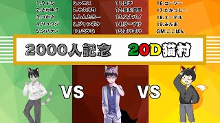 【りょち2000人記念】20D猫村：けーすけ視点