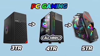 PC GAMING giá từ 3 tới 5 triệu sẽ build như thế nào trên Shoppe ở năm 2024