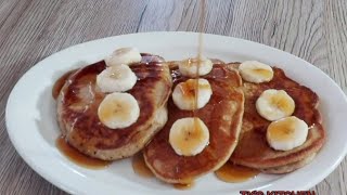 3 ingredients gluten free pancake/healthy oatmeal banana pancake/oatmeal pancake