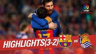 Resumen de FC Barcelona vs Real Sociedad (3-2)