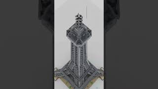 LEGO 10307 Eiffel Tower Animated Speedbuild | LEGO Eiffel Tower | Blender Geometry Behind The Scenes