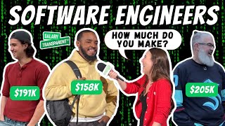 Software Engineers Make How Much? 🤯 Salary Transparent Street™️ Compilation 💵