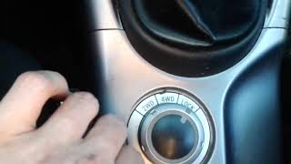 Mitsubishi Outlander XL: How to lock differential