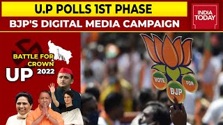 1st Of Seven Phases Of U.P Polls Kicks Off, BJP Banks On Its Digital Media Strategy To Sweep Polls