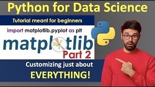 Customizing Data Visualization using Matplotlib | Python for beginners | Data Science