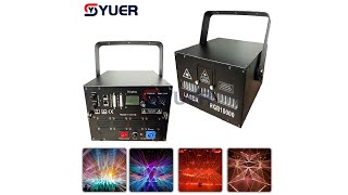 YUER™️ 30Kpps 10W Full Color RGB Laser Light