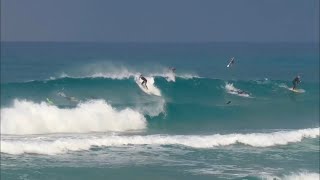 7.12.19 גולשים שבת בבוקר 9:00 ים מסודר 40+ Surfing Waves Israel