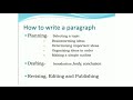 paragraph writing s1 english studies the steps of writing an easy paragraph