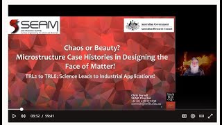 Chaos or beauty: Microstructure case histories in designing the face of matter by Chris C Berndt