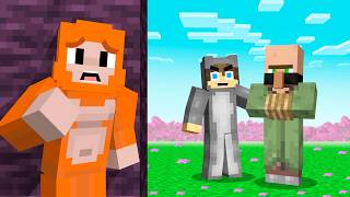 I RESCUED My Best Friend in Minecraft Cherry Island