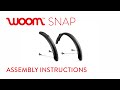 How to attach 🔧 SNAP Click-On Fenders | woom bikes