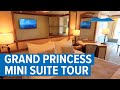 Grand Princess Mini Suite D222 Room Tour