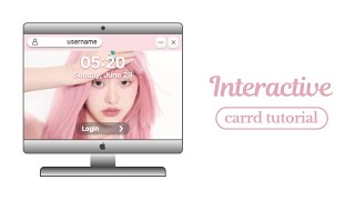 mac themed interactive carrd tutorial - ib angeidiarys, cr wonyologist