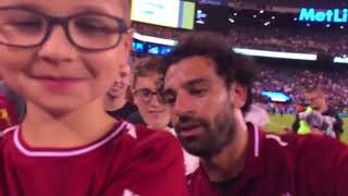 ❤️Beautiful gesture from Mo salah after hearing the voice of a child ❤️