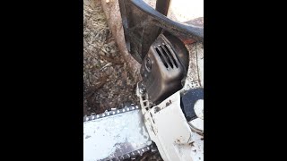 Stihl MS 261 c-m muffler mod / pakoputkimodi