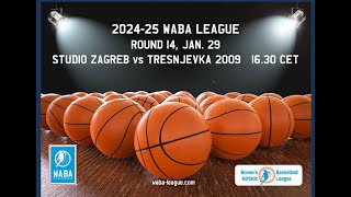 2024-25 WABA Round 14: Studio Zagreb-Tresnjevka 2009 29/01 (16-30 CET)