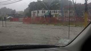 Inundacion en Carr #2 Vega Alta, Puerto Rico