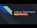Coding Techniques - Memoization | Java Implementation | Fibonacci Series Implementation