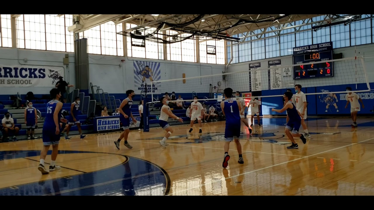 Herricks HS Boys Volleyball Vs Manhasset - YouTube