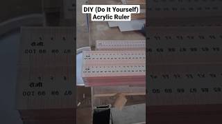 How to make an acrylic ruler. #diy #acrylic #ruler #vinyl #measuring