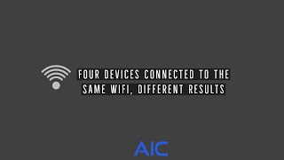 Speed Test with Four Devices - Different Results