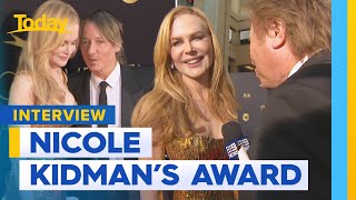 Nicole Kidman honoured with AFI Lifetime Achievement Award | Today Show Australi
