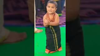 Our little manikanta saying appa appa ayyappa #youtube #shorts #ayyappa #swami @AnuRajCh #yt