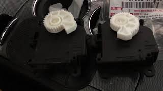 Change a blend door actuator/air mix servo motor on a 2014 Toyota Venza yourself!